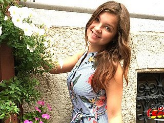 Alman İzci - 18 yıl genç kolej teen için portrayal kez anal