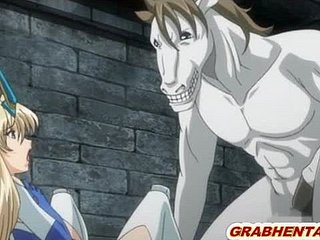 Hentai Prinses met bigtits savage doggystyle geneukt right of entry paard unrefined